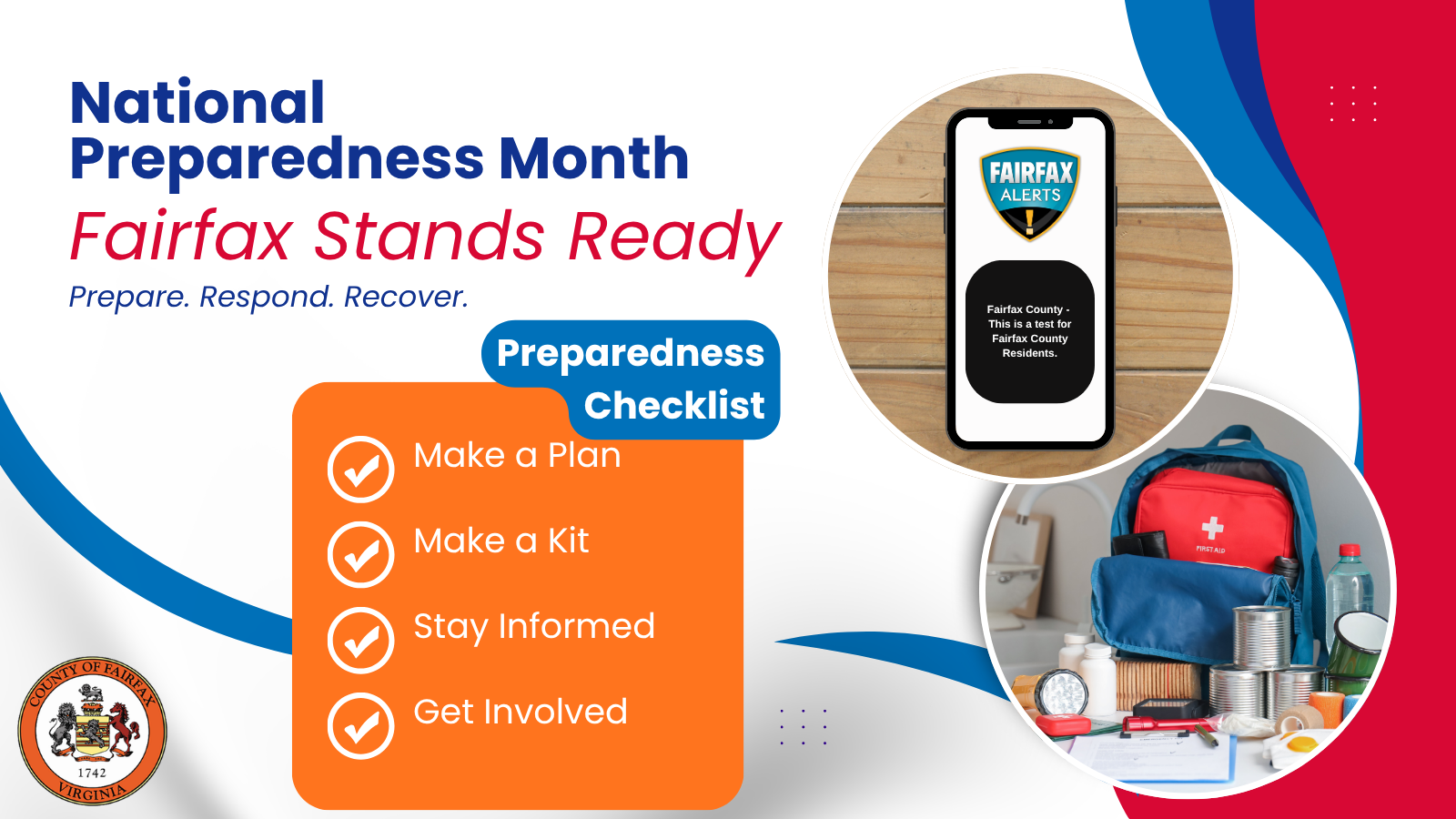 National Preparedness Month. Fairfax Stays Ready.
