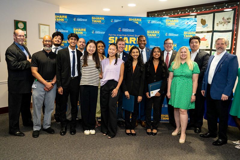 Shark Tank 2025 Group of teens and adults