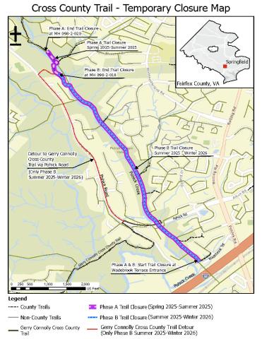 Cross County Trail closure Cross County Trail closure