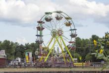 Ferris wheel at the fair Ferris wheel at the fair